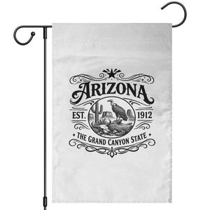 Vintage Arizona Cactus Desert Canyon Western 1912 Garden Flag TS12 White Print Your Wear