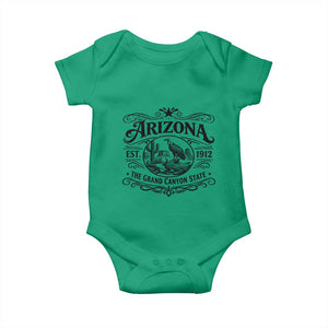 Vintage Arizona Cactus Desert Canyon Western 1912 Baby Onesie TS12 Irish Green Print Your Wear