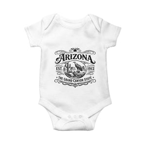 Vintage Arizona Cactus Desert Canyon Western 1912 Baby Onesie TS12 White Print Your Wear