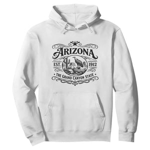 Vintage Arizona Cactus Desert Canyon Western 1912 Hoodie TS12 White Print Your Wear