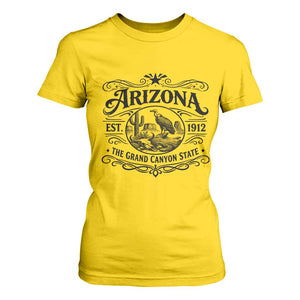 Vintage Arizona Cactus Desert Canyon Western 1912 T Shirt For Women TS12 Daisy Print Your Wear