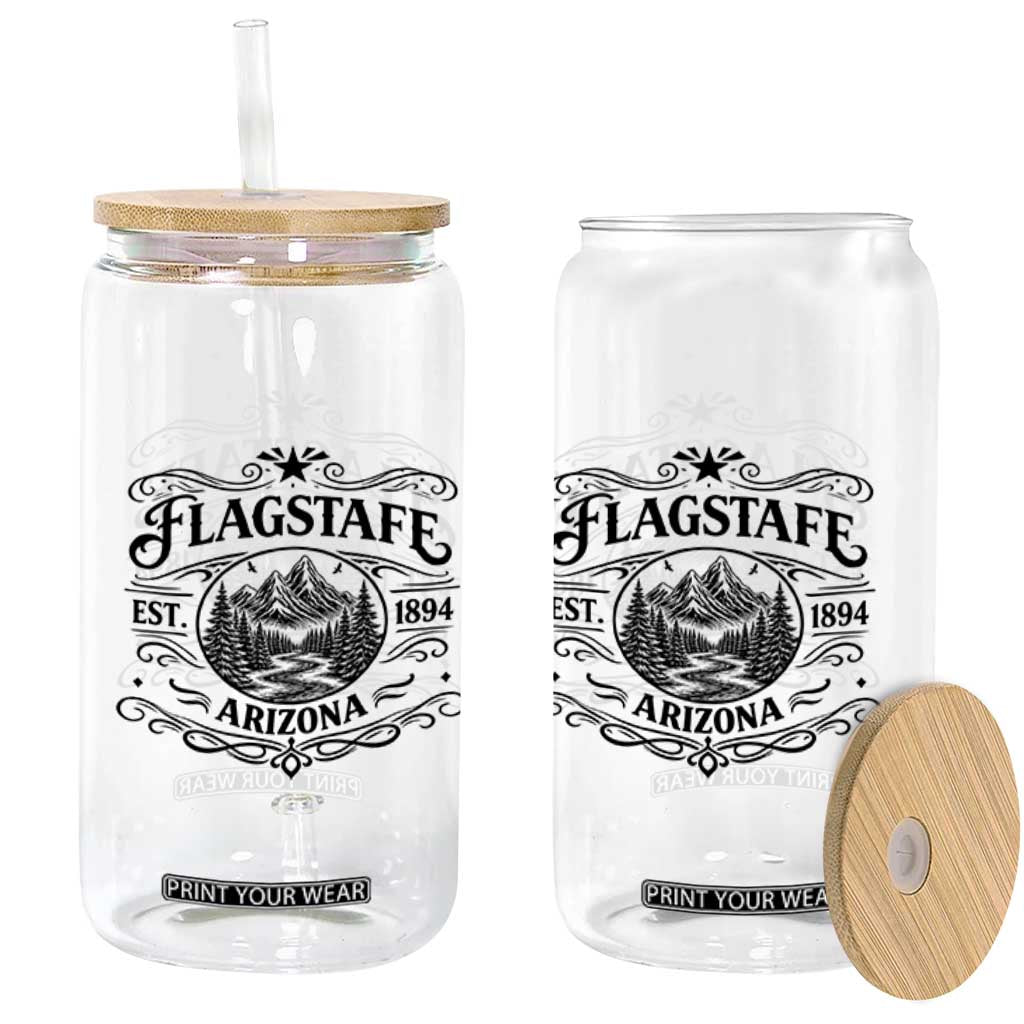 Vintage Flagstaff Landscape Adventure Glass Can Arizona Gift TS12 Print Your Wear