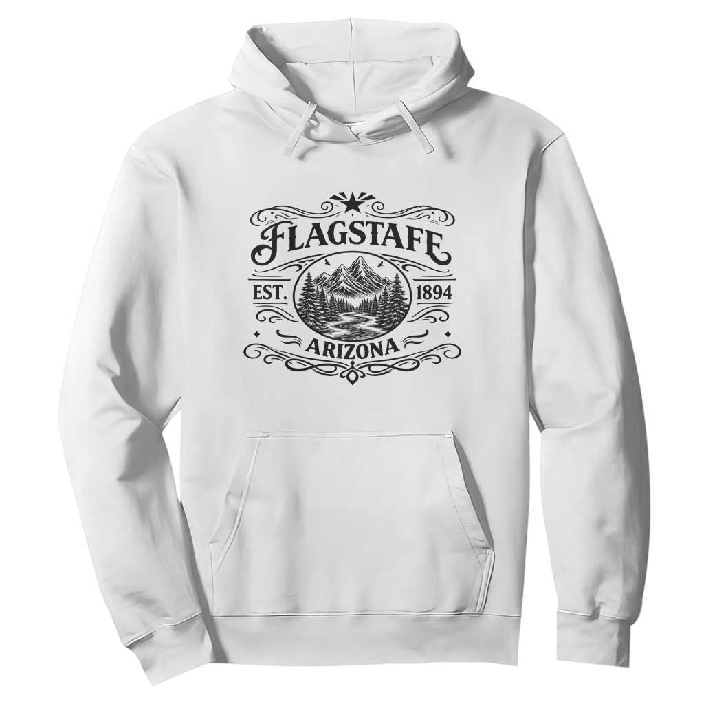 Vintage Flagstaff Landscape Adventure Hoodie Arizona Gift TS12 White Print Your Wear