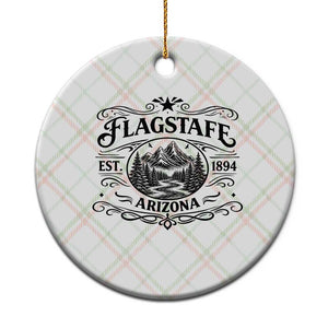 Vintage Flagstaff Landscape Adventure Ceramic Ornament Arizona Gift TS12 1pc Christmas Plaid Print Your Wear