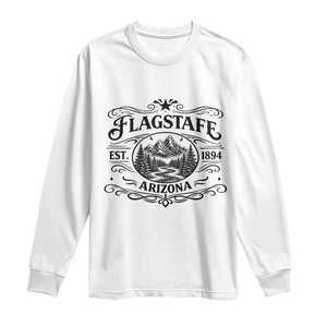 Vintage Flagstaff Landscape Adventure Long Sleeve Shirt Arizona Gift TS12 White Print Your Wear