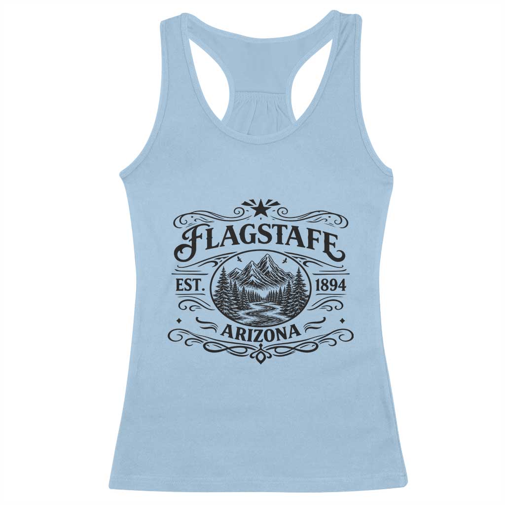 Vintage Flagstaff Landscape Adventure Racerback Tank Top Arizona Gift TS12 Light Blue Print Your Wear