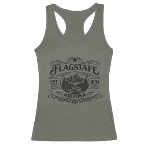 Vintage Flagstaff Landscape Adventure Racerback Tank Top Arizona Gift TS12 Military Green Print Your Wear