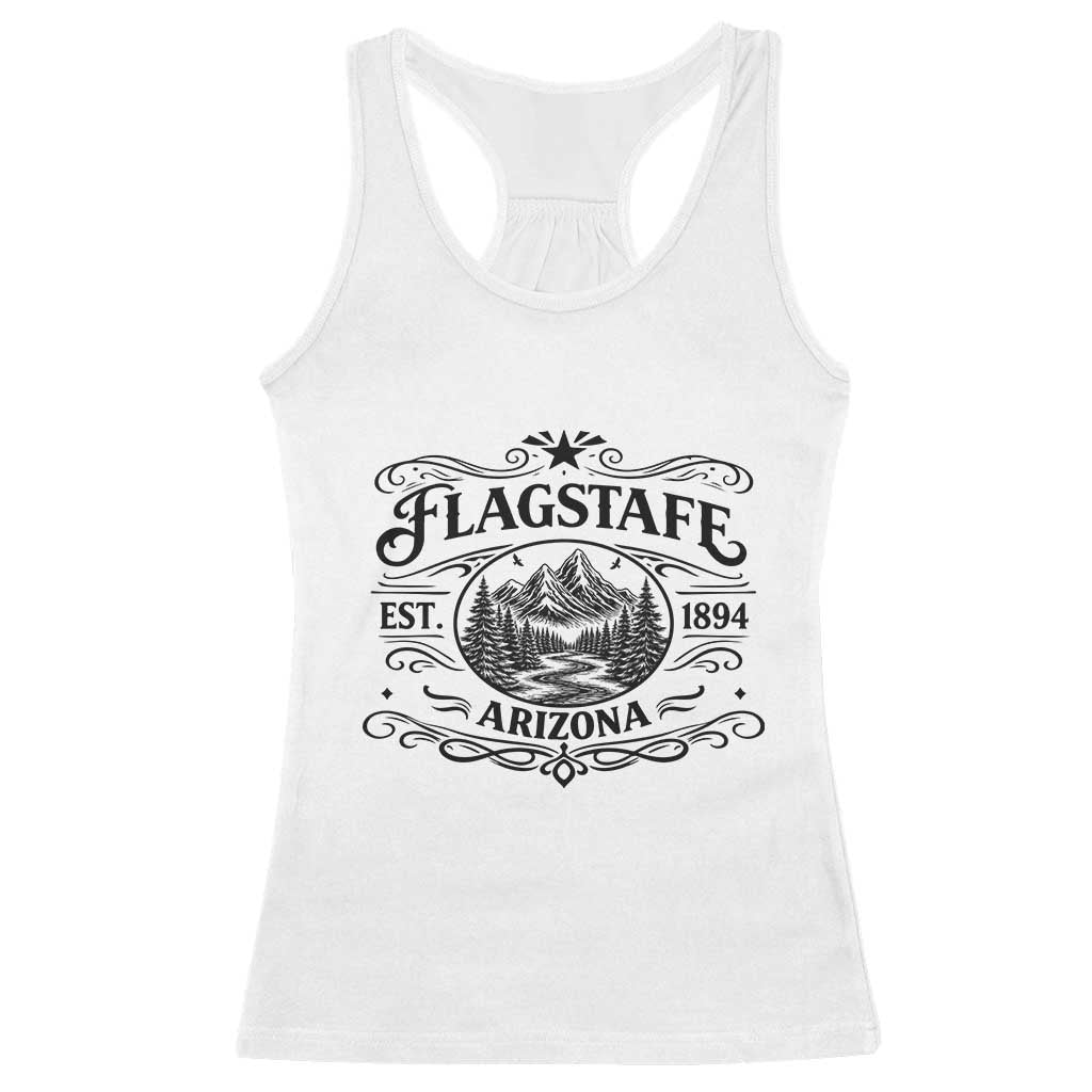Vintage Flagstaff Landscape Adventure Racerback Tank Top Arizona Gift TS12 White Print Your Wear