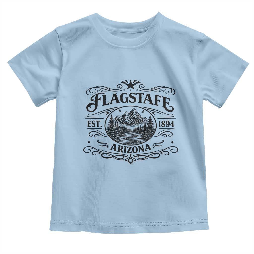 Vintage Flagstaff Landscape Adventure Toddler T Shirt Arizona Gift TS12 Light Blue Print Your Wear