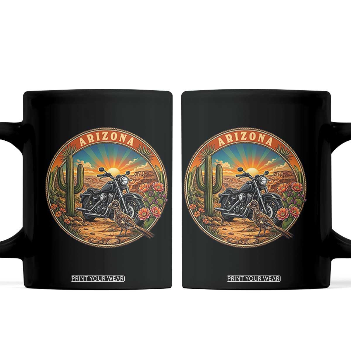 Arizona Pride Coffee Mug Adventure Scenic Journey Southwest USA TS12 Black Print Your Wear