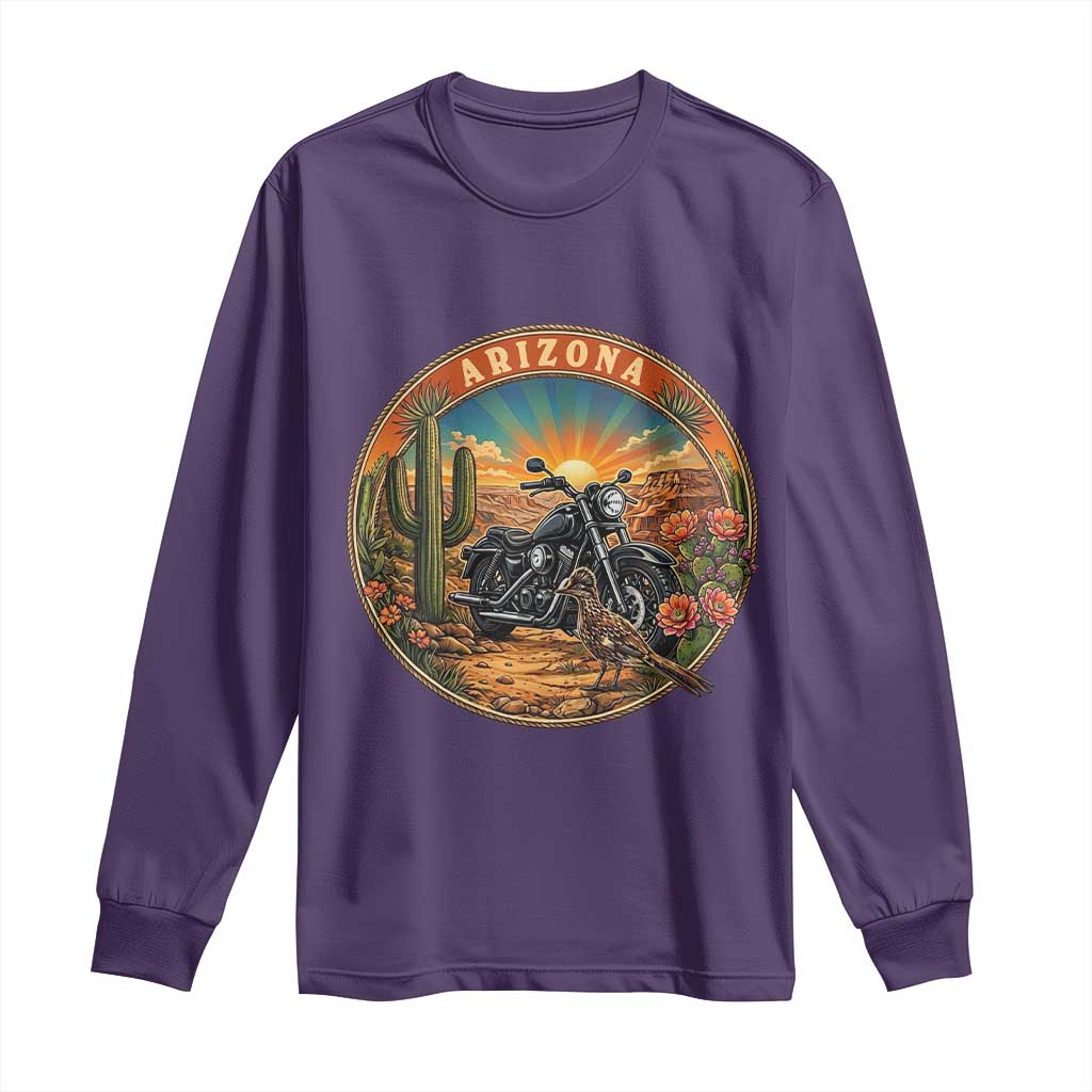 Arizona Pride Long Sleeve Shirt Adventure Scenic Journey Southwest USA TS12 Purple Print Your Wear