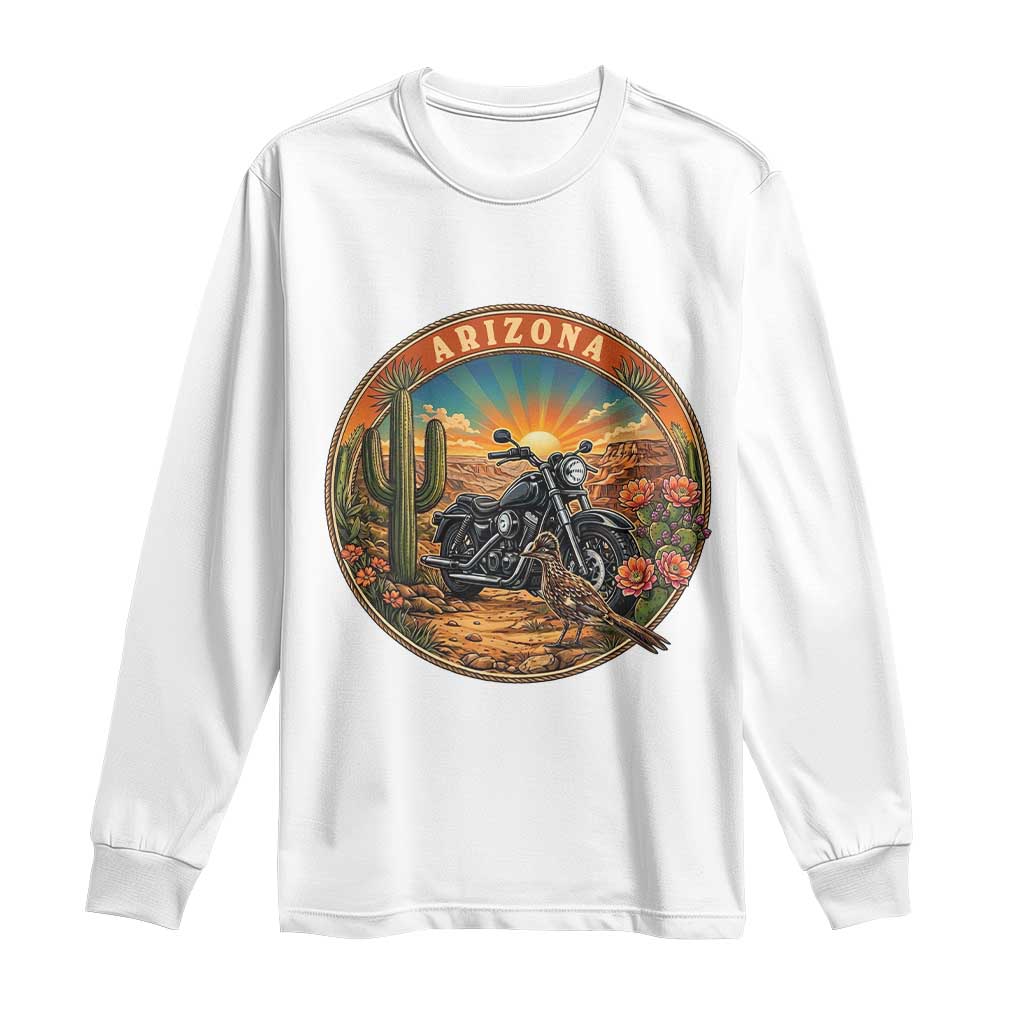Arizona Pride Long Sleeve Shirt Adventure Scenic Journey Southwest USA TS12 White Print Your Wear