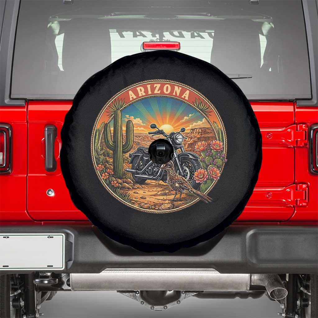 Arizona Pride Spare Tire Cover Adventure Scenic Journey Southwest USA TS12 Black Print Your Wear