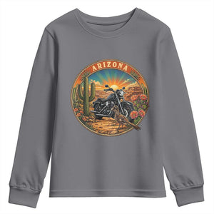 Arizona Pride Youth Sweatshirt Adventure Scenic Journey Southwest USA TS12 Charcoal Print Your Wear
