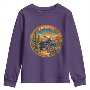 Arizona Pride Youth Sweatshirt Adventure Scenic Journey Southwest USA TS12 Purple Print Your Wear