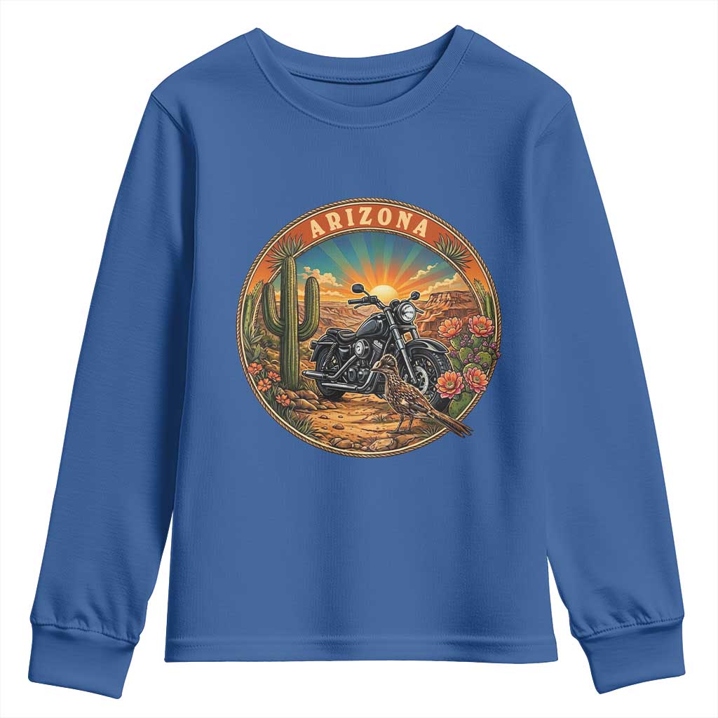 Arizona Pride Youth Sweatshirt Adventure Scenic Journey Southwest USA TS12 Royal Blue Print Your Wear