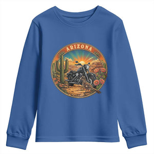 Arizona Pride Youth Sweatshirt Adventure Scenic Journey Southwest USA TS12 Royal Blue Print Your Wear