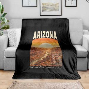 Arizona Souvenir Grand Canyon State Throw Blanket Saguaro Cactus Road Trip TS12 Print Your Wear