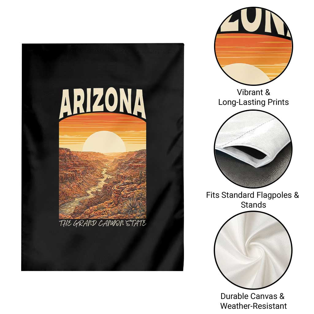 Arizona Souvenir Grand Canyon State Garden Flag Saguaro Cactus Road Trip TS12 Print Your Wear