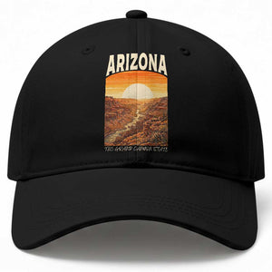 Arizona Souvenir Grand Canyon State Baseball Cap Saguaro Cactus Road Trip TS12 Print Your Wear
