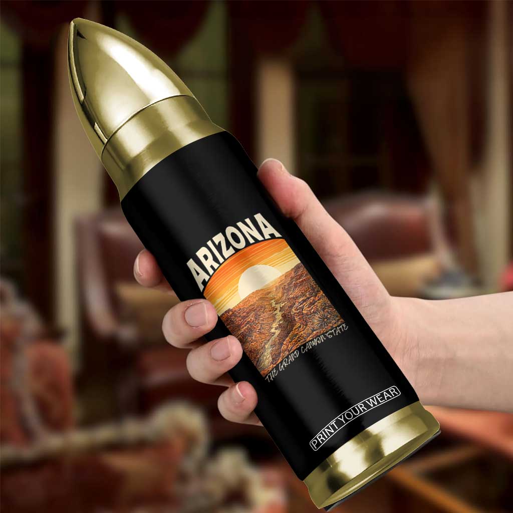 Arizona Souvenir Grand Canyon State Bullet Tumbler Saguaro Cactus Road Trip TS12 Print Your Wear