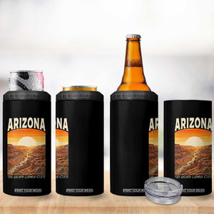 Arizona Souvenir Grand Canyon State 4 in 1 Can Cooler Tumbler Saguaro Cactus Road Trip TS12 Print Your Wear
