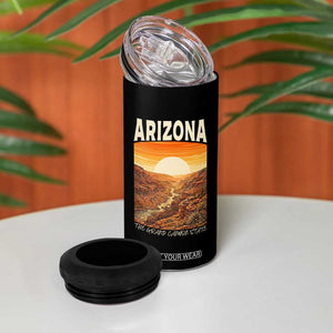Arizona Souvenir Grand Canyon State 4 in 1 Can Cooler Tumbler Saguaro Cactus Road Trip TS12 Print Your Wear