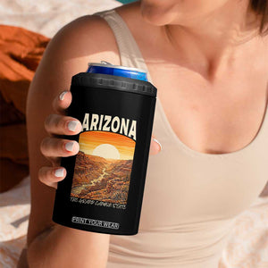 Arizona Souvenir Grand Canyon State 4 in 1 Can Cooler Tumbler Saguaro Cactus Road Trip TS12 Print Your Wear