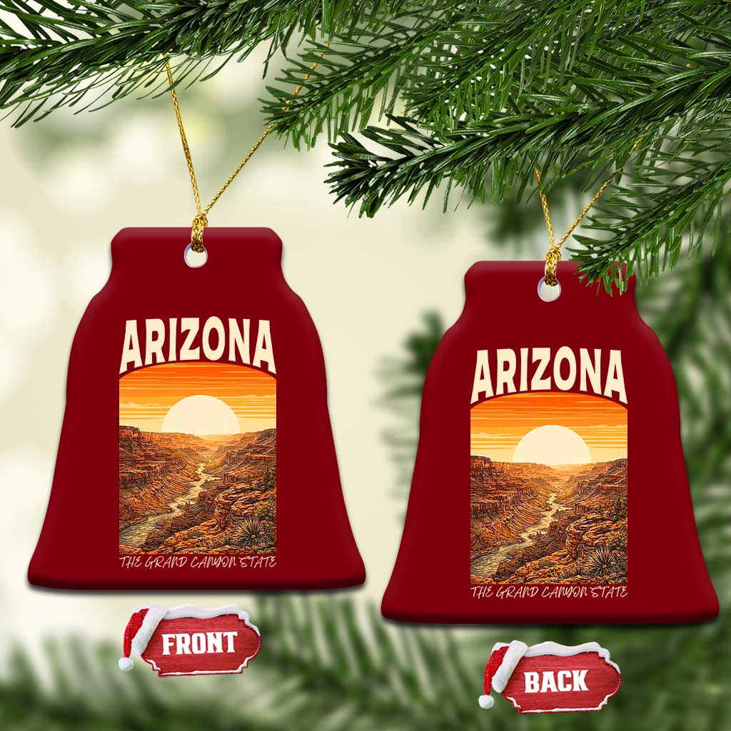 Arizona Souvenir Grand Canyon State Ceramic Ornament Saguaro Cactus Road Trip TS12 Print Your Wear