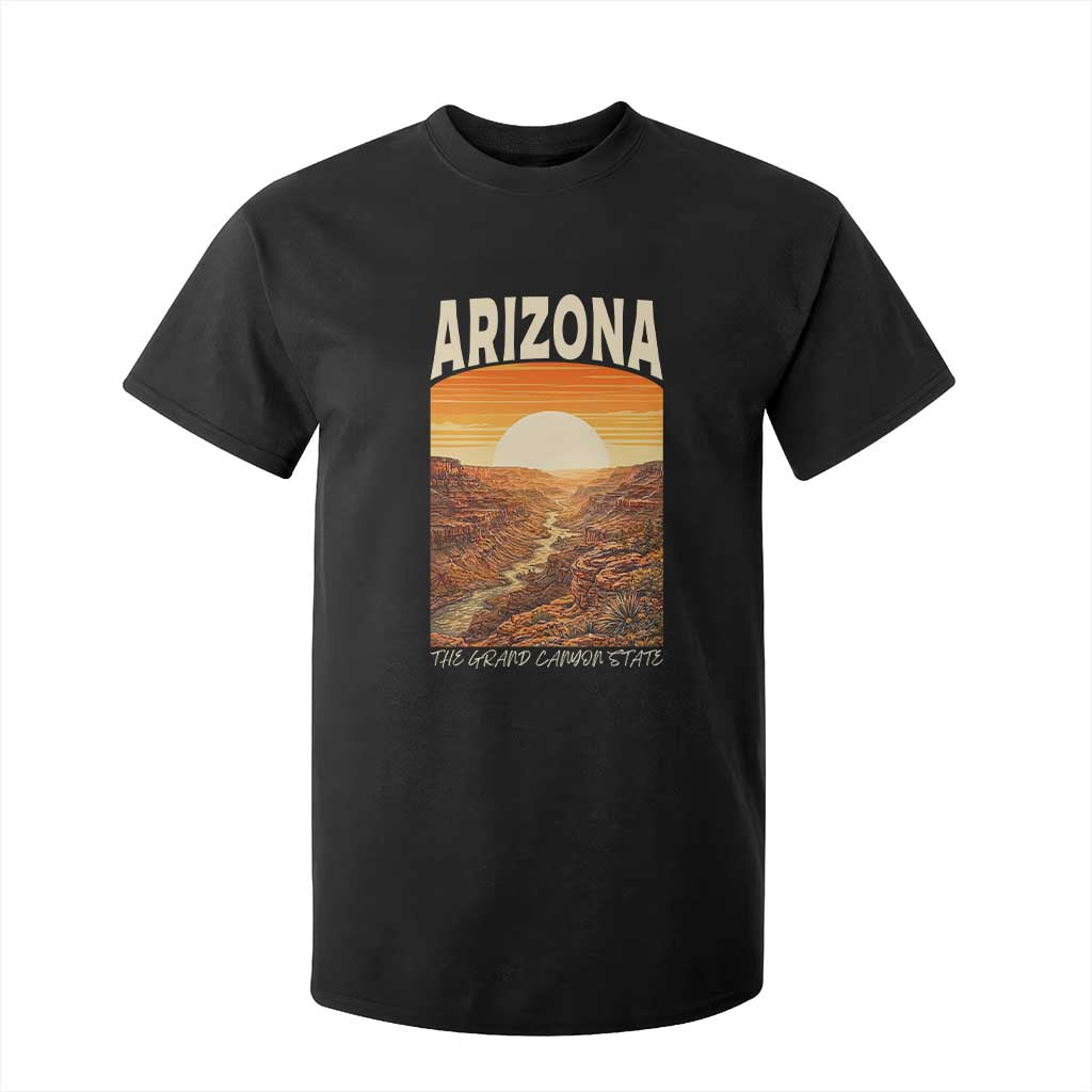 Arizona Souvenir Grand Canyon State T Shirt For Kid Saguaro Cactus Road Trip TS12 Black Print Your Wear