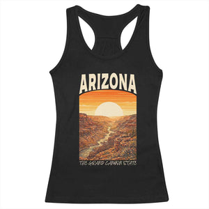 Arizona Souvenir Grand Canyon State Racerback Tank Top Saguaro Cactus Road Trip TS12 Black Print Your Wear
