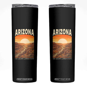 Arizona Souvenir Grand Canyon State Skinny Tumbler Saguaro Cactus Road Trip TS12 Black Print Your Wear