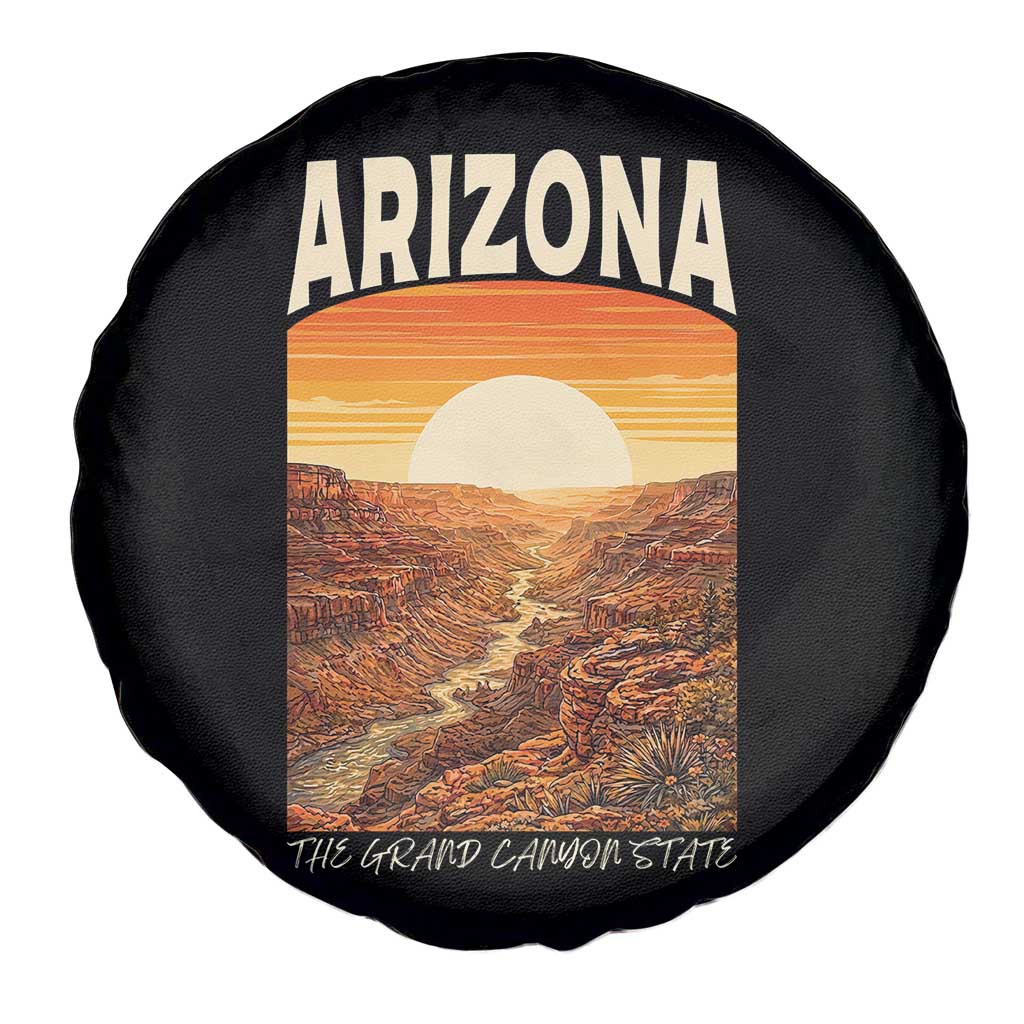 Arizona Souvenir Grand Canyon State Spare Tire Cover Saguaro Cactus Road Trip TS12 Print Your Wear