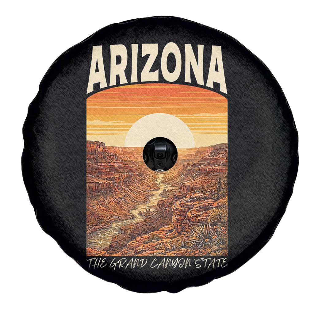 Arizona Souvenir Grand Canyon State Spare Tire Cover Saguaro Cactus Road Trip TS12 Print Your Wear