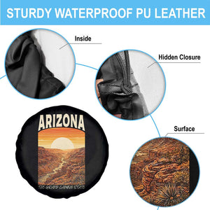 Arizona Souvenir Grand Canyon State Spare Tire Cover Saguaro Cactus Road Trip TS12 Print Your Wear