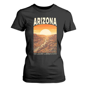 Arizona Souvenir Grand Canyon State T Shirt For Women Saguaro Cactus Road Trip TS12 Black Print Your Wear