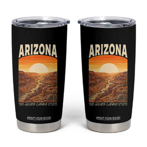 Arizona Souvenir Grand Canyon State Tumbler Cup Saguaro Cactus Road Trip TS12 Black Print Your Wear