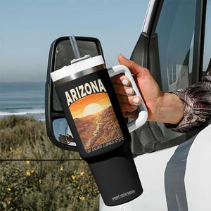Arizona Souvenir Grand Canyon State Tumbler With Handle Saguaro Cactus Road Trip TS12 Print Your Wear