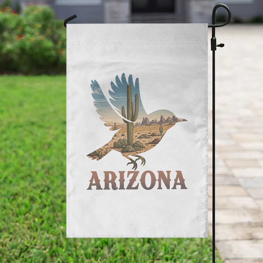 Arizona Desert Wren Bird Garden Flag Cactus Landscape Rustic Western TS12 Print Your Wear
