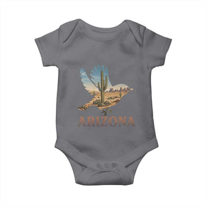 Arizona Desert Wren Bird Baby Onesie Cactus Landscape Rustic Western TS12 Charcoal Print Your Wear
