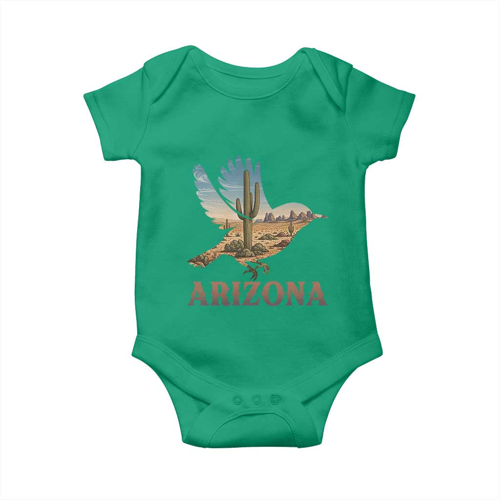 Arizona Desert Wren Bird Baby Onesie Cactus Landscape Rustic Western TS12 Irish Green Print Your Wear