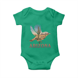 Arizona Desert Wren Bird Baby Onesie Cactus Landscape Rustic Western TS12 Irish Green Print Your Wear