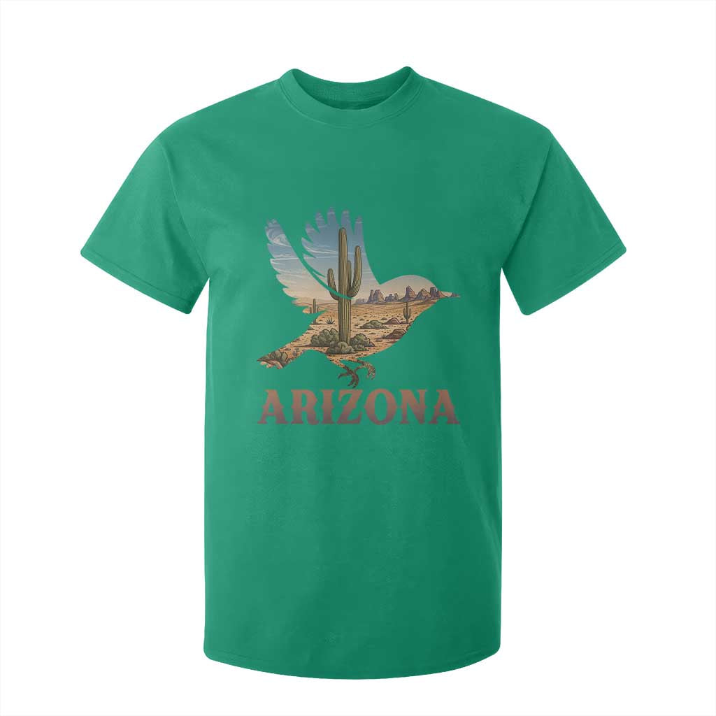 Arizona Desert Wren Bird T Shirt For Kid Cactus Landscape Rustic Western TS12 Irish Green Print Your Wear