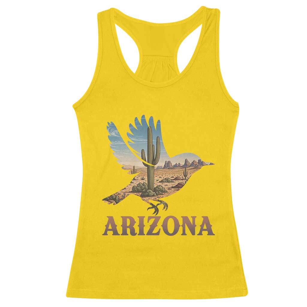 Arizona Desert Wren Bird Racerback Tank Top Cactus Landscape Rustic Western TS12 Daisy Print Your Wear