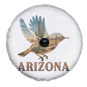 Arizona Desert Wren Bird Spare Tire Cover Cactus Landscape Rustic Western TS12 Print Your Wear