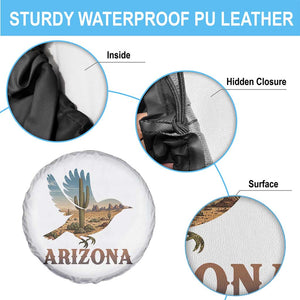 Arizona Desert Wren Bird Spare Tire Cover Cactus Landscape Rustic Western TS12 Print Your Wear