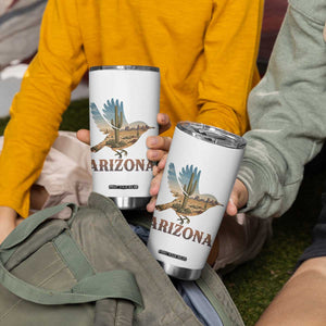 Arizona Desert Wren Bird Tumbler Cup Cactus Landscape Rustic Western TS12 Print Your Wear