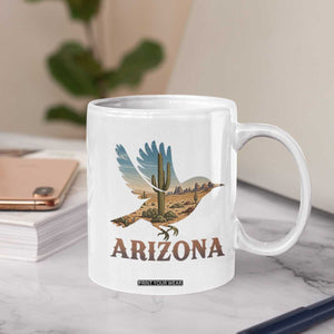 Arizona Desert Wren Bird Coffee Mug Cactus Landscape Rustic Western TS12 Print Your Wear