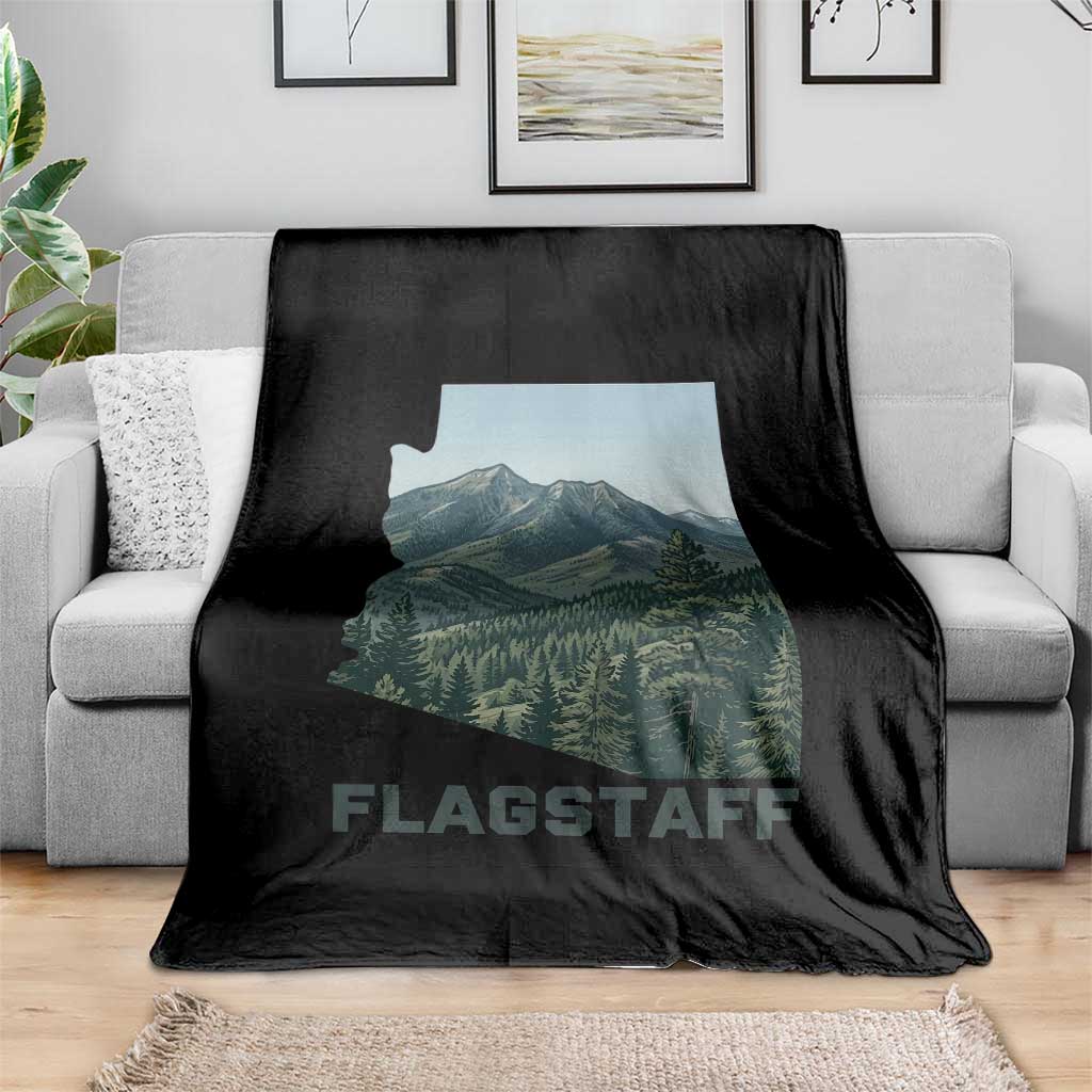 San Francisco Peaks Flagstaff Arizona Throw Blanket Vintage Mountain Landscape Gift TS12 Print Your Wear