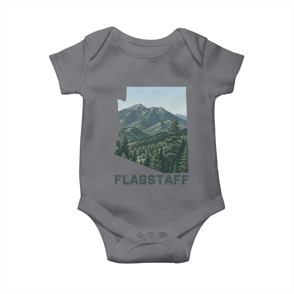 San Francisco Peaks Flagstaff Arizona Baby Onesie Vintage Mountain Landscape Gift TS12 Charcoal Print Your Wear